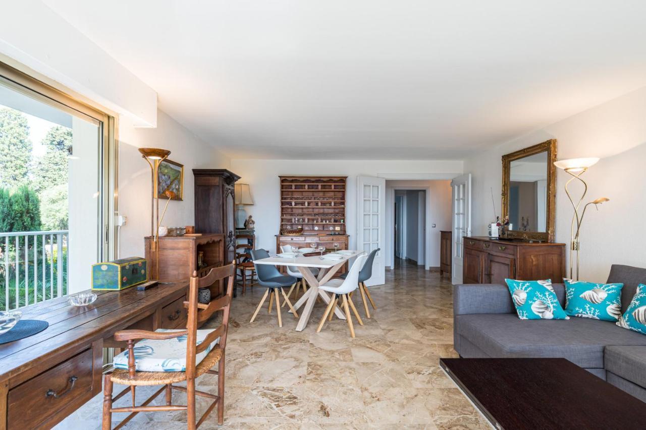 Apartment Sea View Large 2 Bdrs Swimming Pool & Parking Antibes