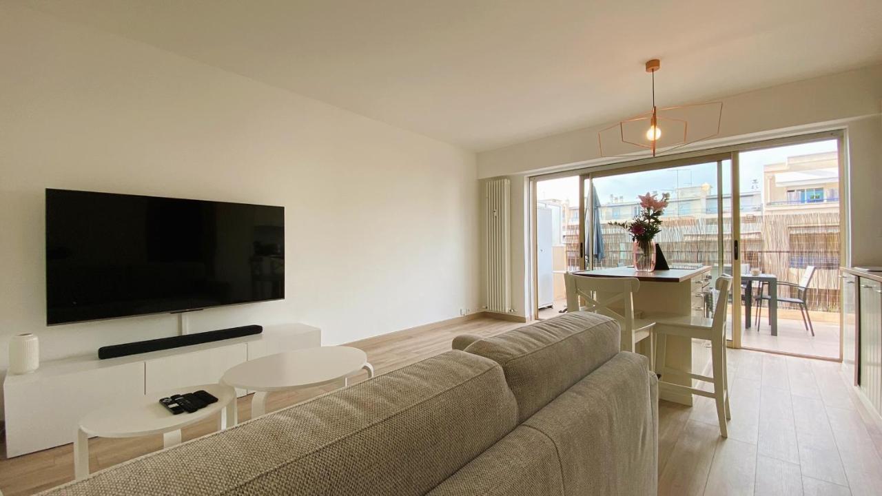 T2 Bricka La Terrasse De La Plage, Moderne, Equipe, Lumineux Antibes