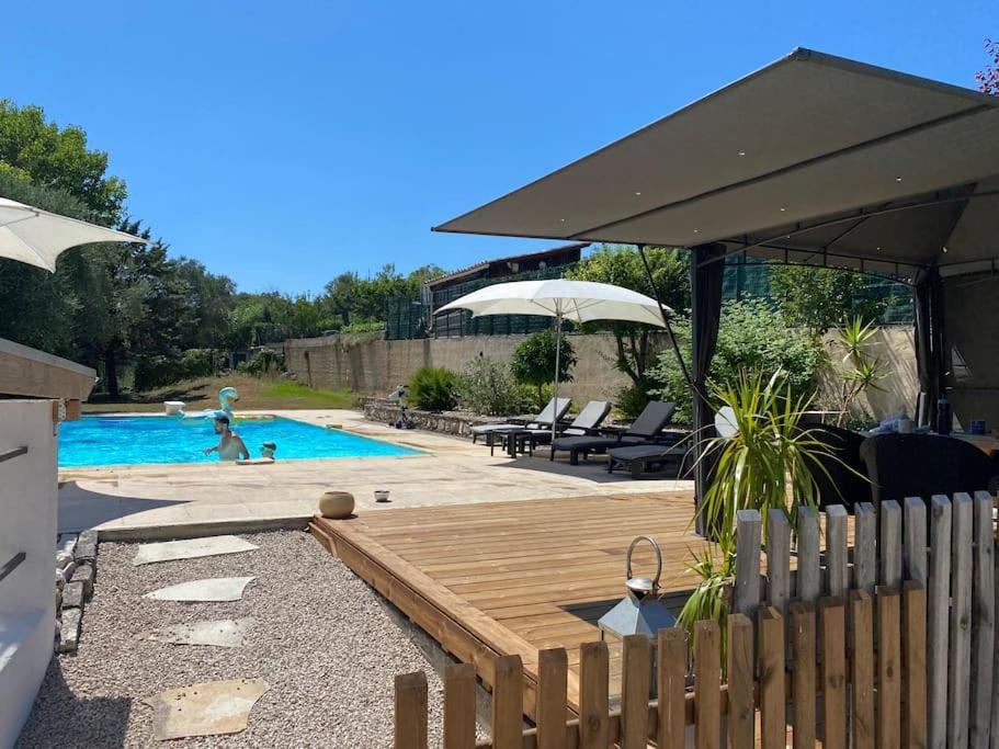 Family With Pool And Ac In