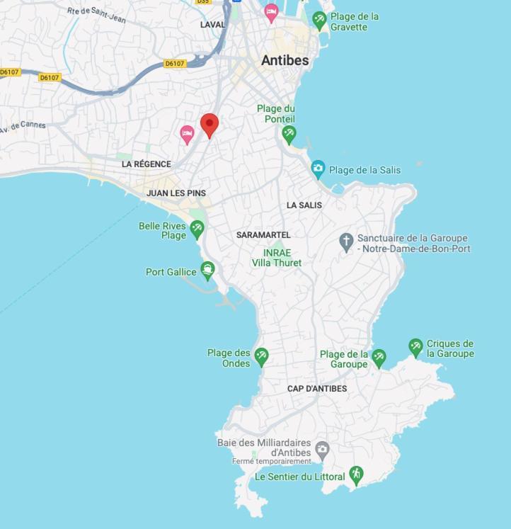 Juan Les Pins, T2 Cosy Et Confortable, Avec Parking En Sous-sol, Proche Plages Et Commerces Antibes