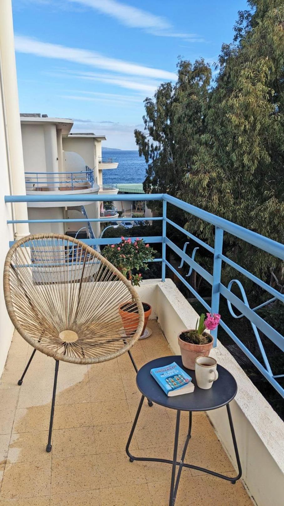 Apartment Oasis 2-rooms Flat With Panoramic Sea View - 3rd Floor No Elevator Antibes