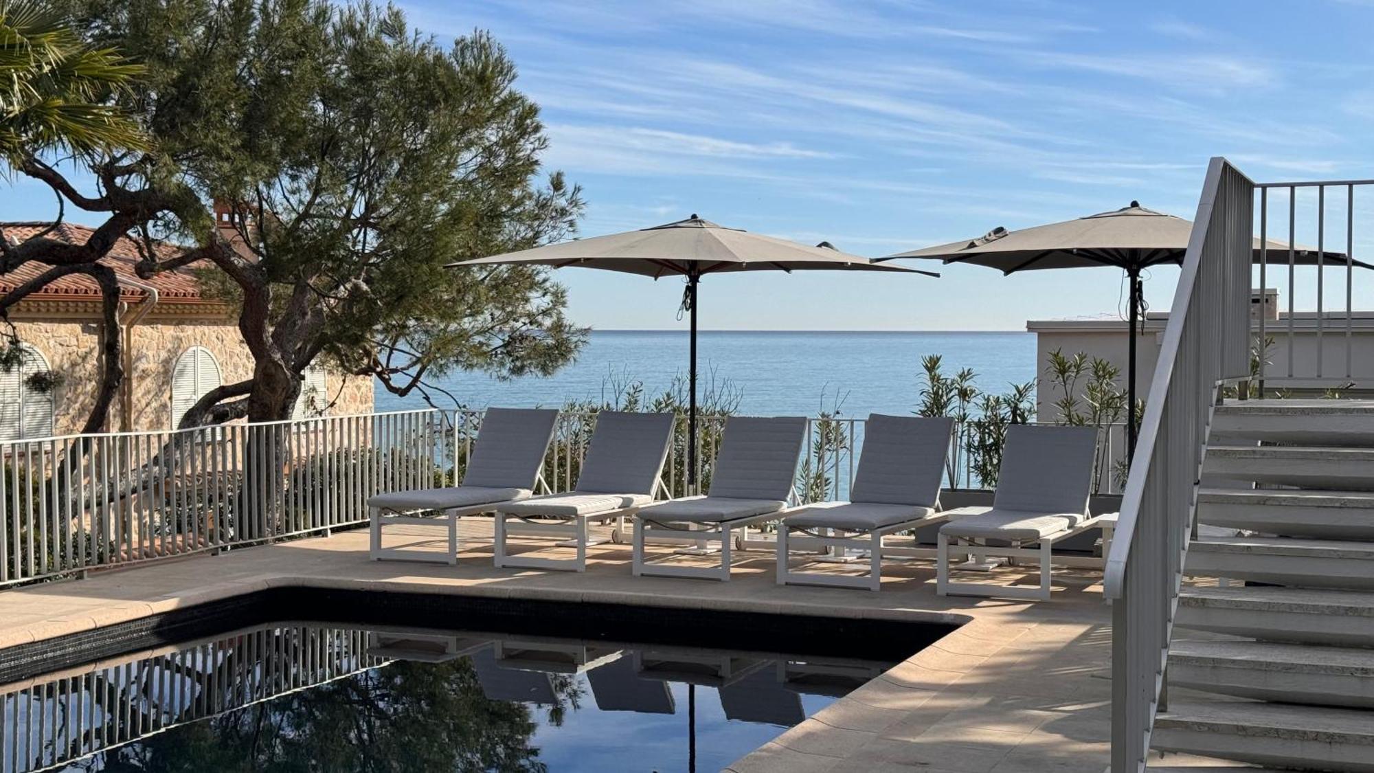 Cap D'antibes De La Garoupe Pied Dans L'eau Piscine Apartamento *