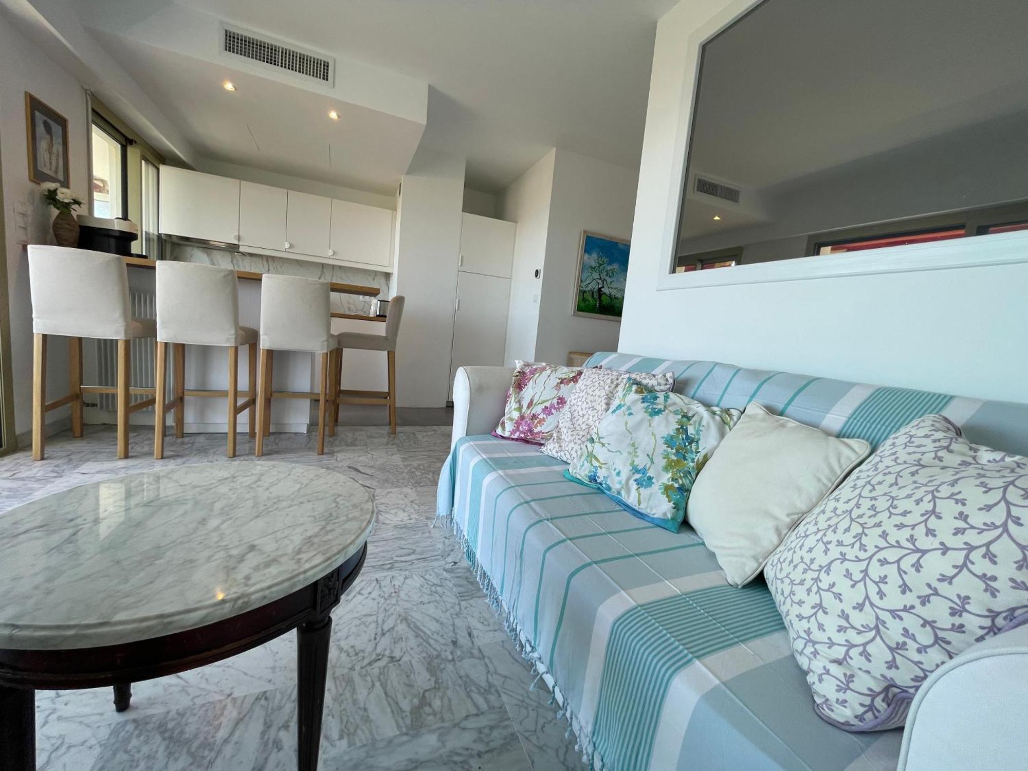 Superbe 2 Pieces Antibes Vue Mer, Piscine, Parking *
