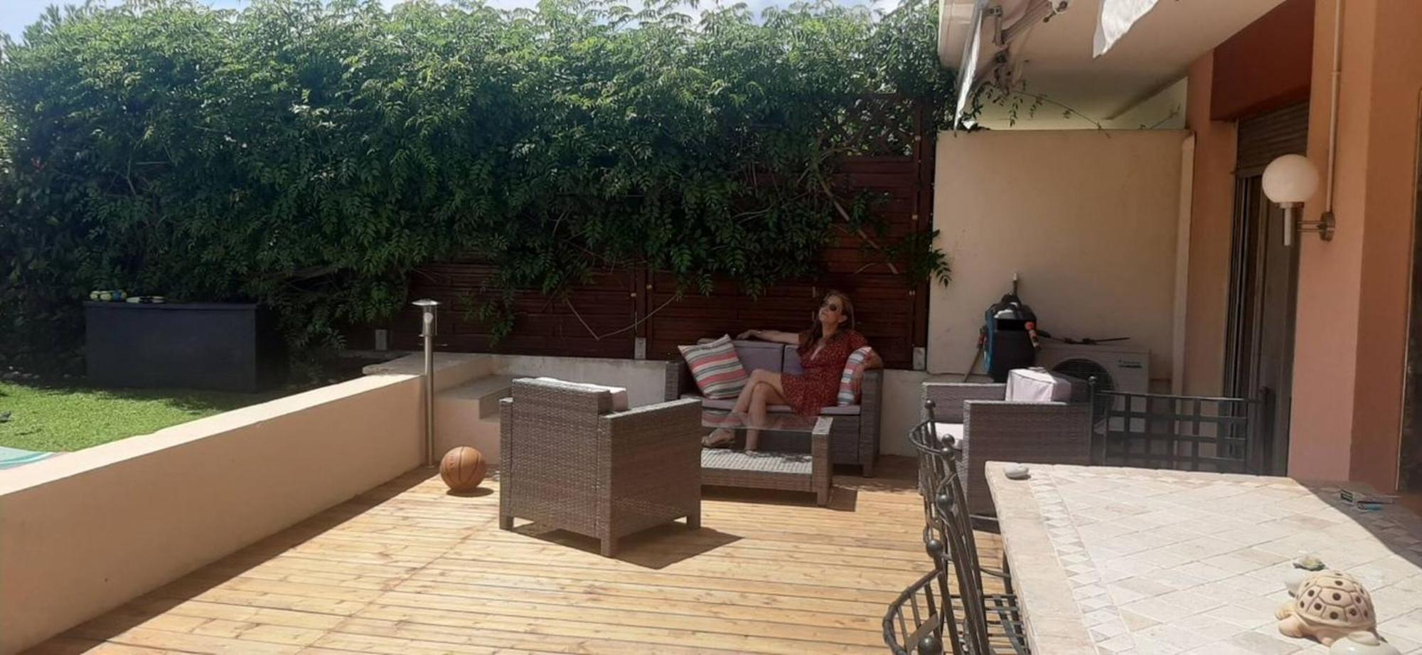 Antibes, 85 M2, Ground Floor, Large Wood Terrace Apartment