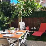 Studio Sun-Beach Avec Parking Et Jardin - 500M Des Plages De Juan Les Pins