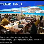 Impeccable 3 Pieces Avec Balcons, La Plage A 50M Juan Les Pins Proche Cannes