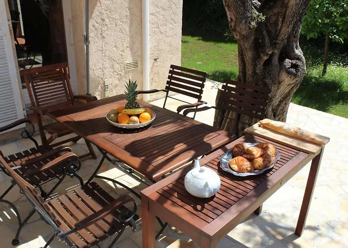 Suquette Charming Provencal House In Antibes With Nice Terrace, Garden And Pool Access
