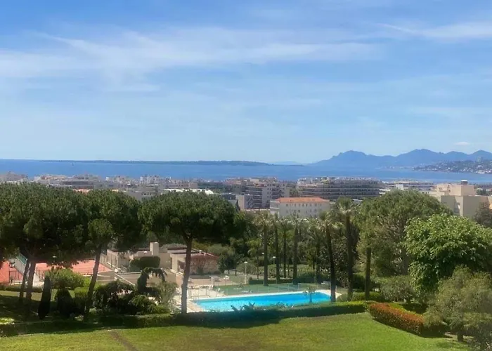 Superbe Appart Vue Mer, Plage, Piscine, Tennis, Parking