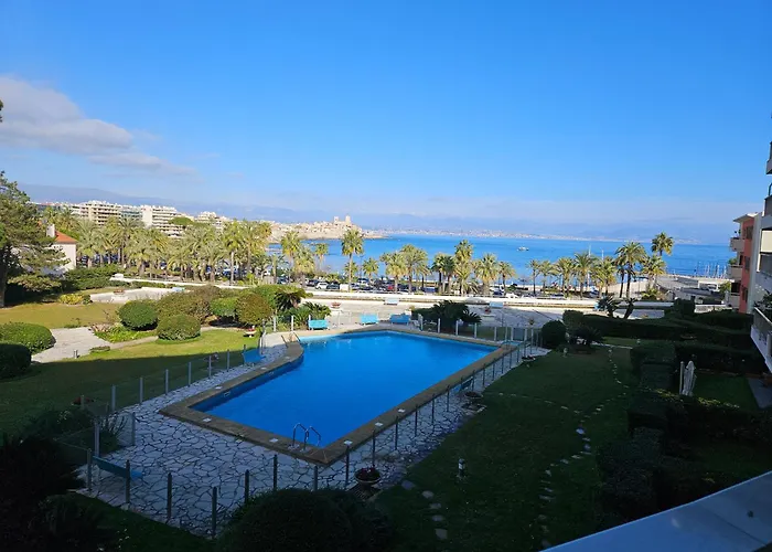 Cap D\'Antibes Port Aubernon 3P Vue Mer Piscine