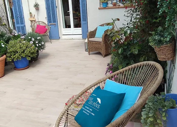 Juan Les Pins Plages Clim Wifi Maison Entiere