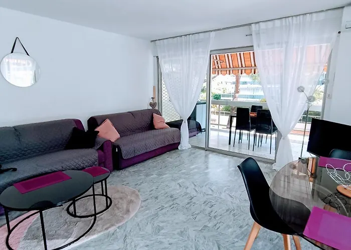 Arad 40M2 Classe Immense Terrasse 35 M2 Piscine Antibes Jlp Parking