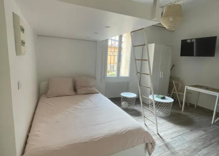 Studio Vieil Antibes Et Mezzanine Proche De La Mer