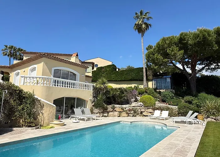 Villa Sud In Antibes Mit Pool- Meer- Und Alpenblick