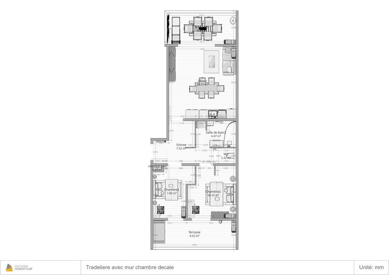 3 Pieces, Refait A Neuf, Standing, Piscine, A Pieds Apartment