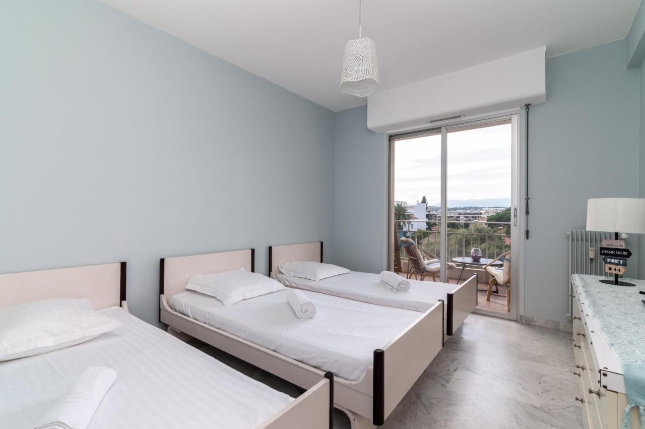 Grand T3 Juan Les Pins, 2 Balcons, Proche Plage * Antibes