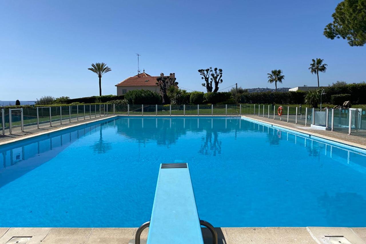 Sea View Pool Bright And Modern Flat Near Apartment Antibes