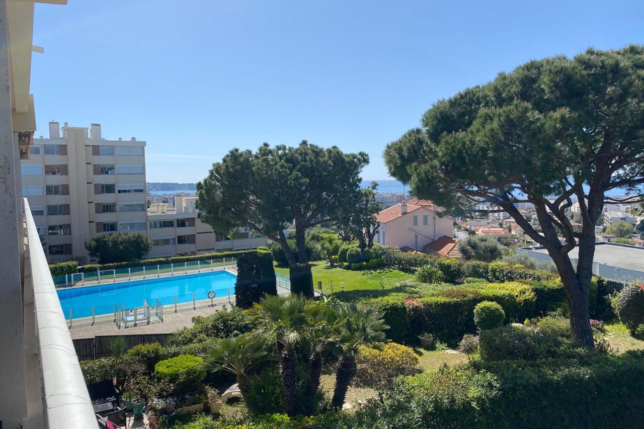 Sea View Pool Bright And Modern Flat Near Apartment Antibes