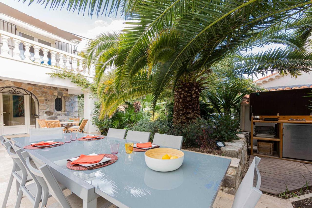 Villa Haven Of Peace In Cap D'antibes Heated Swimming Pool Close To The Beaches