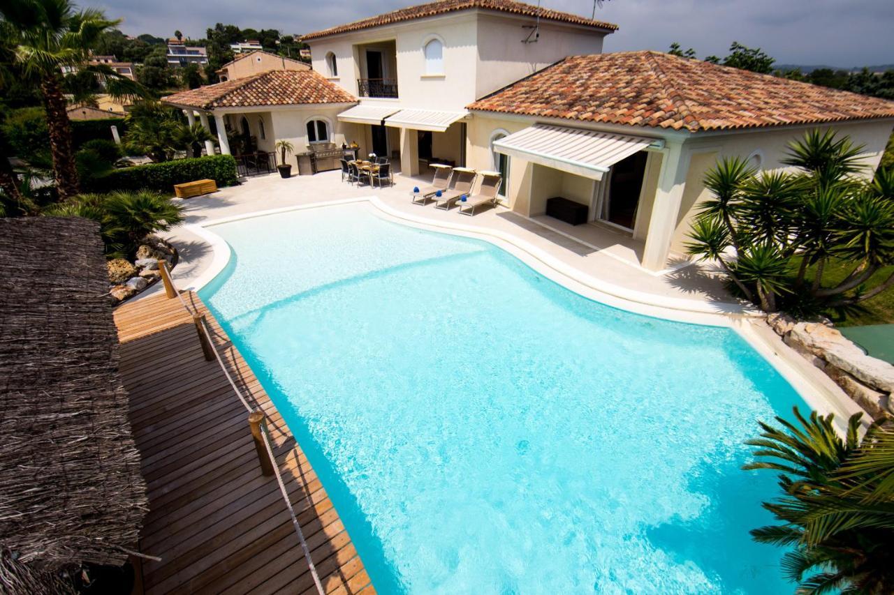 El Paradisio Splendid 5 Stars Atypical In With Overflowing Swiming Pool Villa Antibes