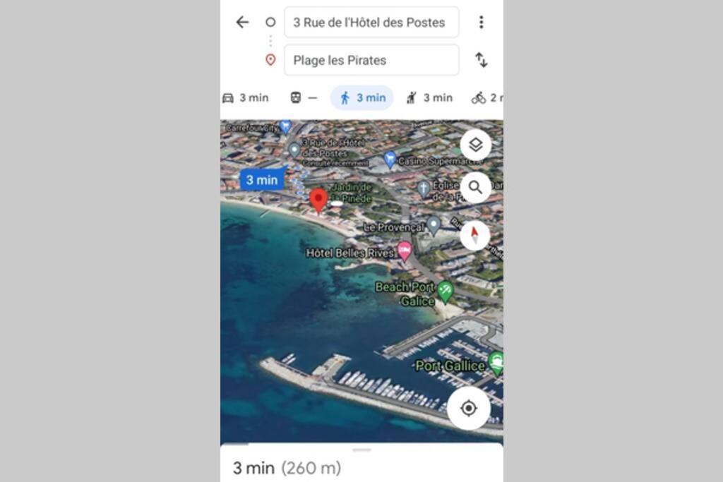 Apartment 4 Couchages Climatise Direct Wifi Parking Antibes