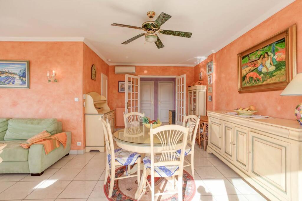 Apartment A6- 2 Bdr Incredible Sea View - Ac, Garage & Terrace Antibes
