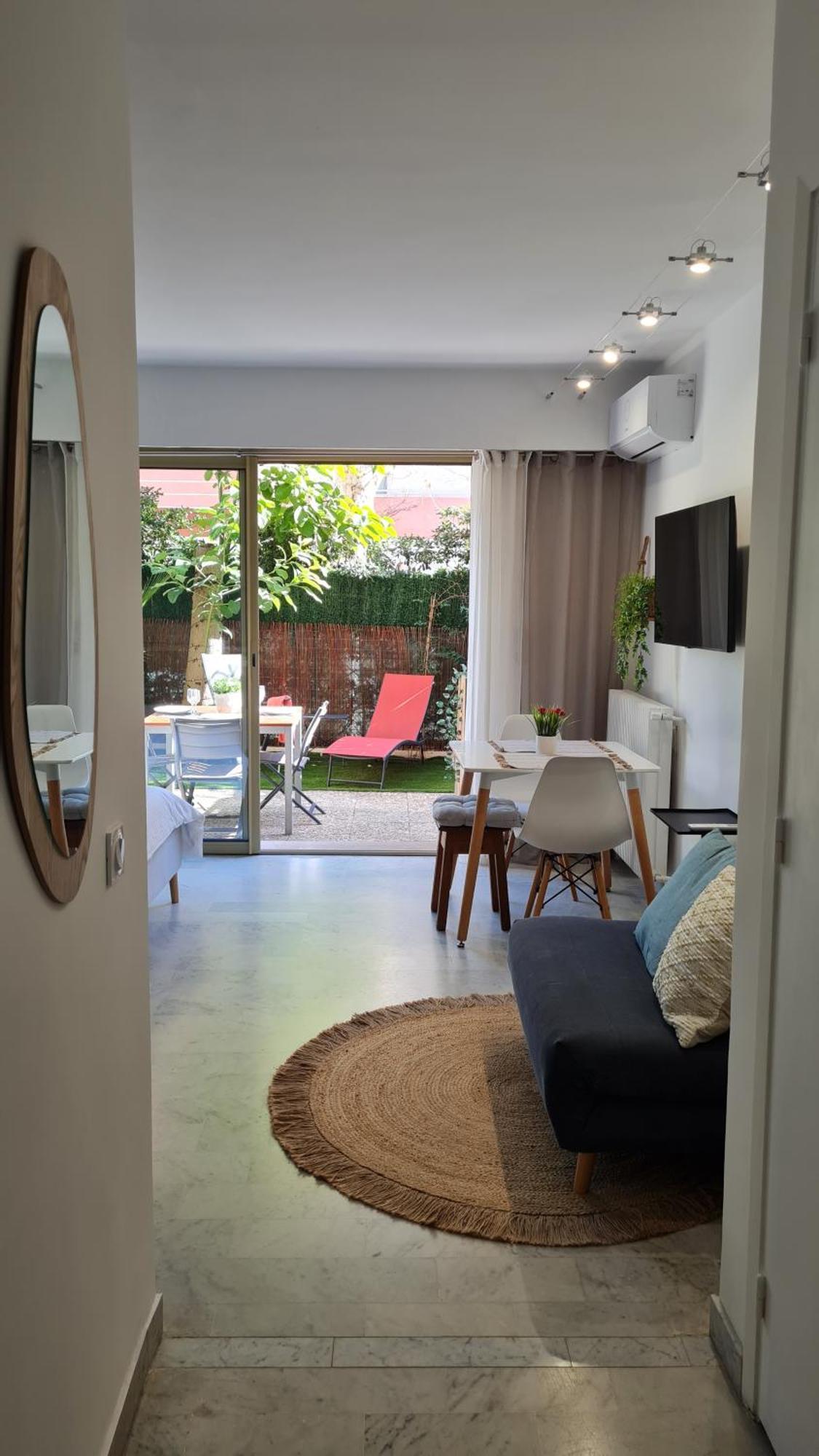 Sun-beach Avec Parking Et Jardin - 500m Des Plages De Juan Les Pins Antibes
