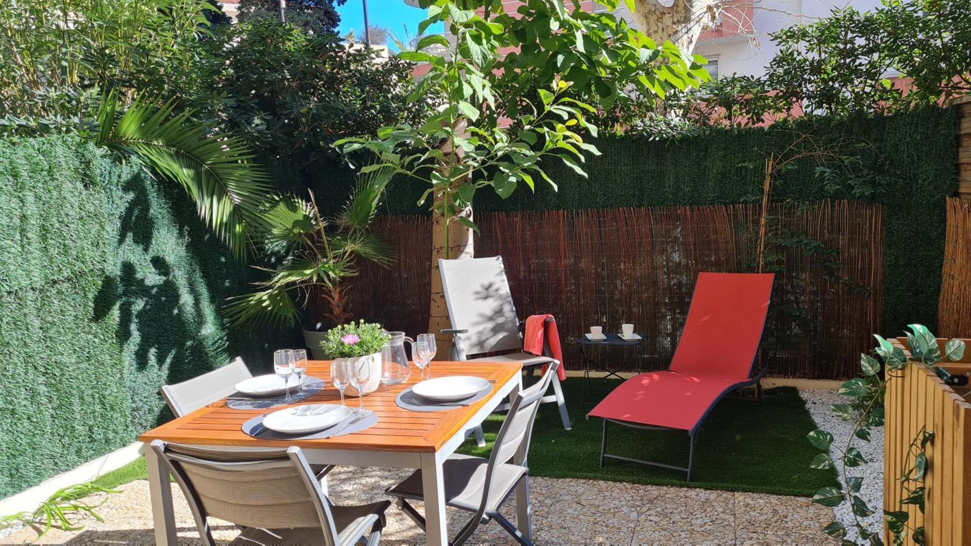 Sun-beach Avec Parking Et Jardin - 500m Des Plages De Juan Les Pins Appartement Antibes