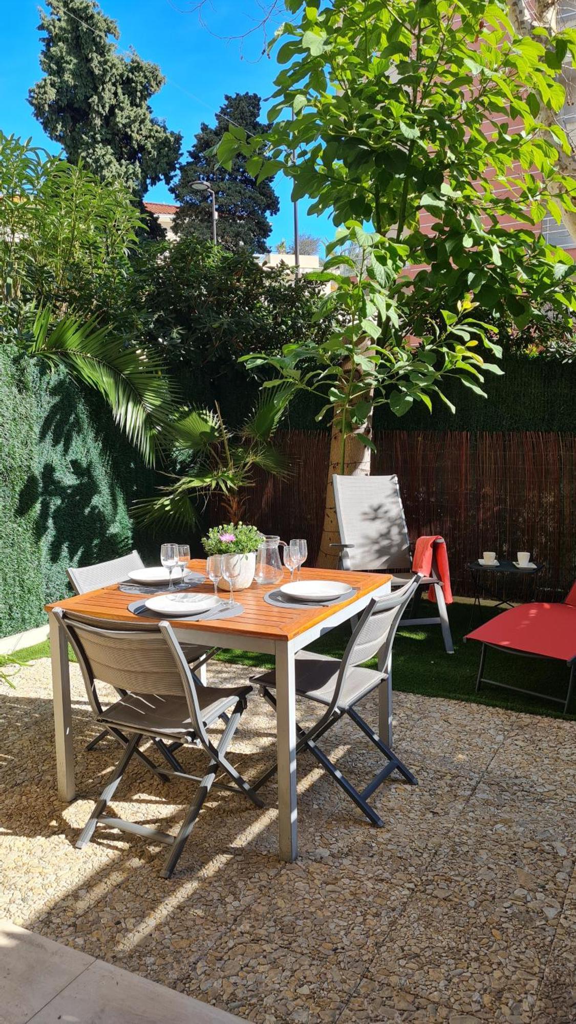 Sun-beach Avec Parking Et Jardin - 500m Des Plages De Juan Les Pins Appartement