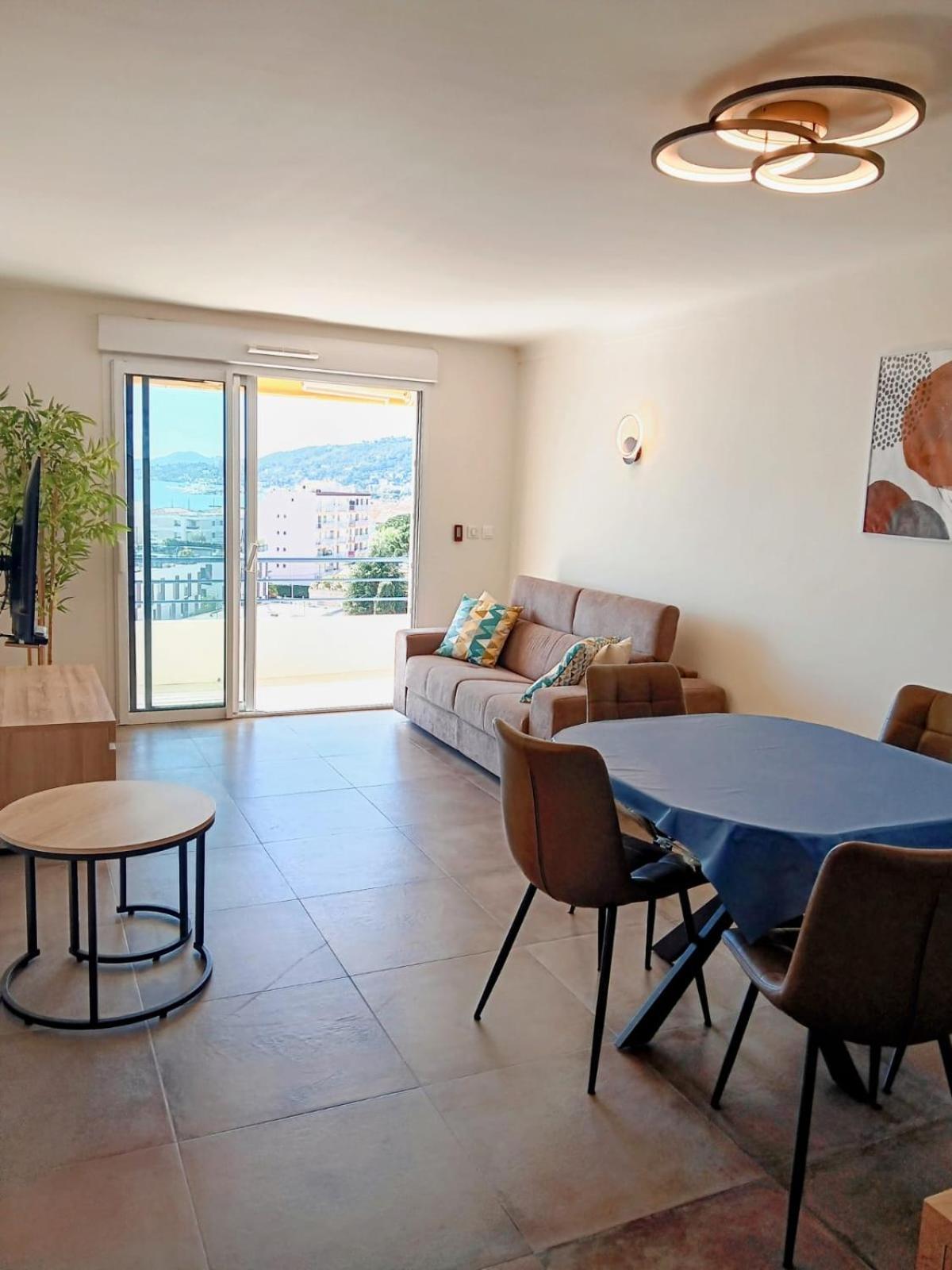 3 Pieces Vue - Clim - 5 Min De La A Pied Antibes