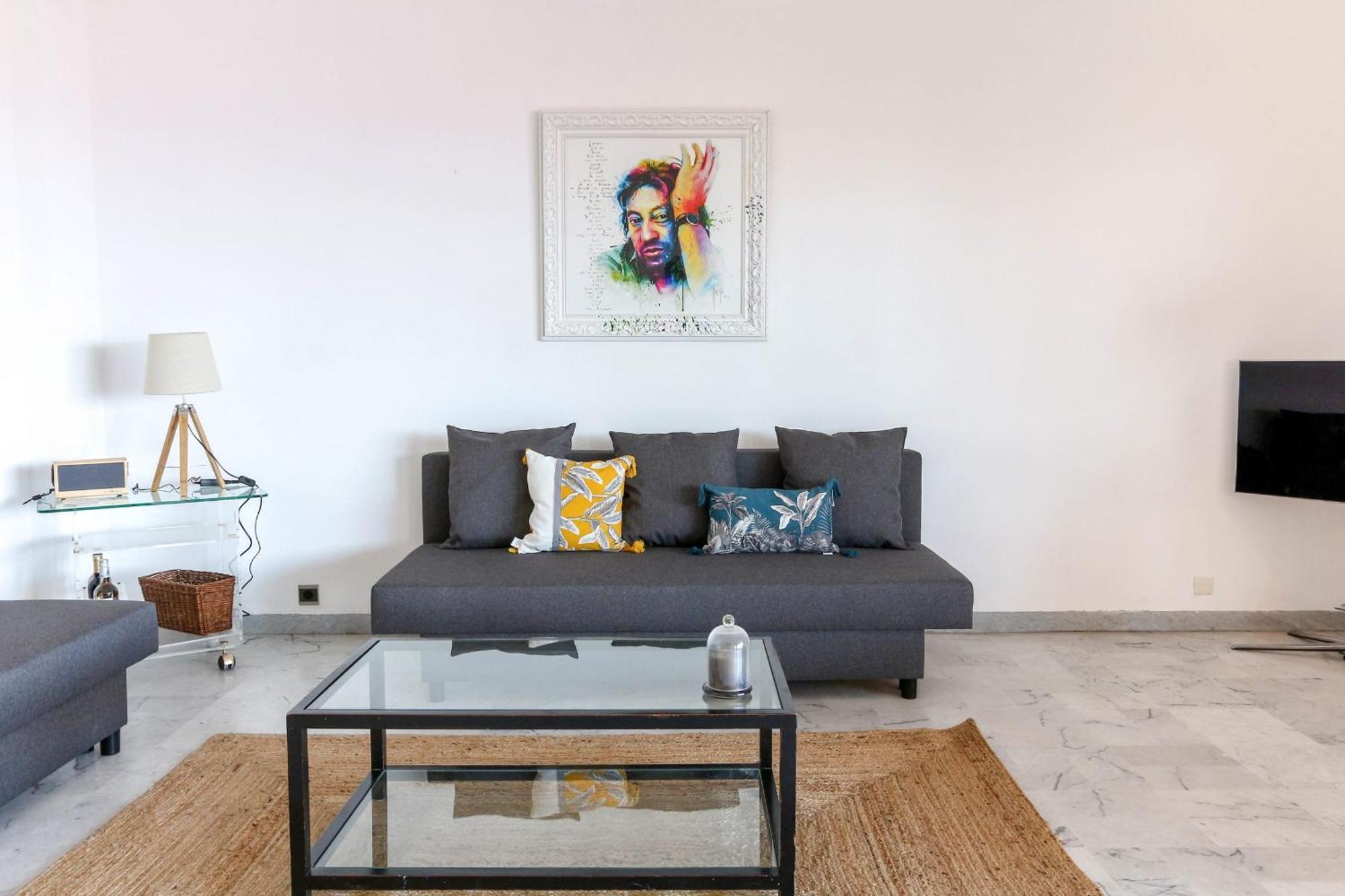 Apartment Beautiful Flat With Sea View Terrace Pool Parking Portative Ac- Benakey