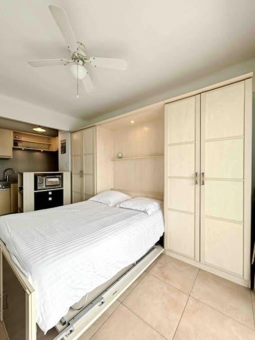 Le Dulys : 2 Prs, Vue Mer, Clim, 2 Min Plages Appartement Antibes