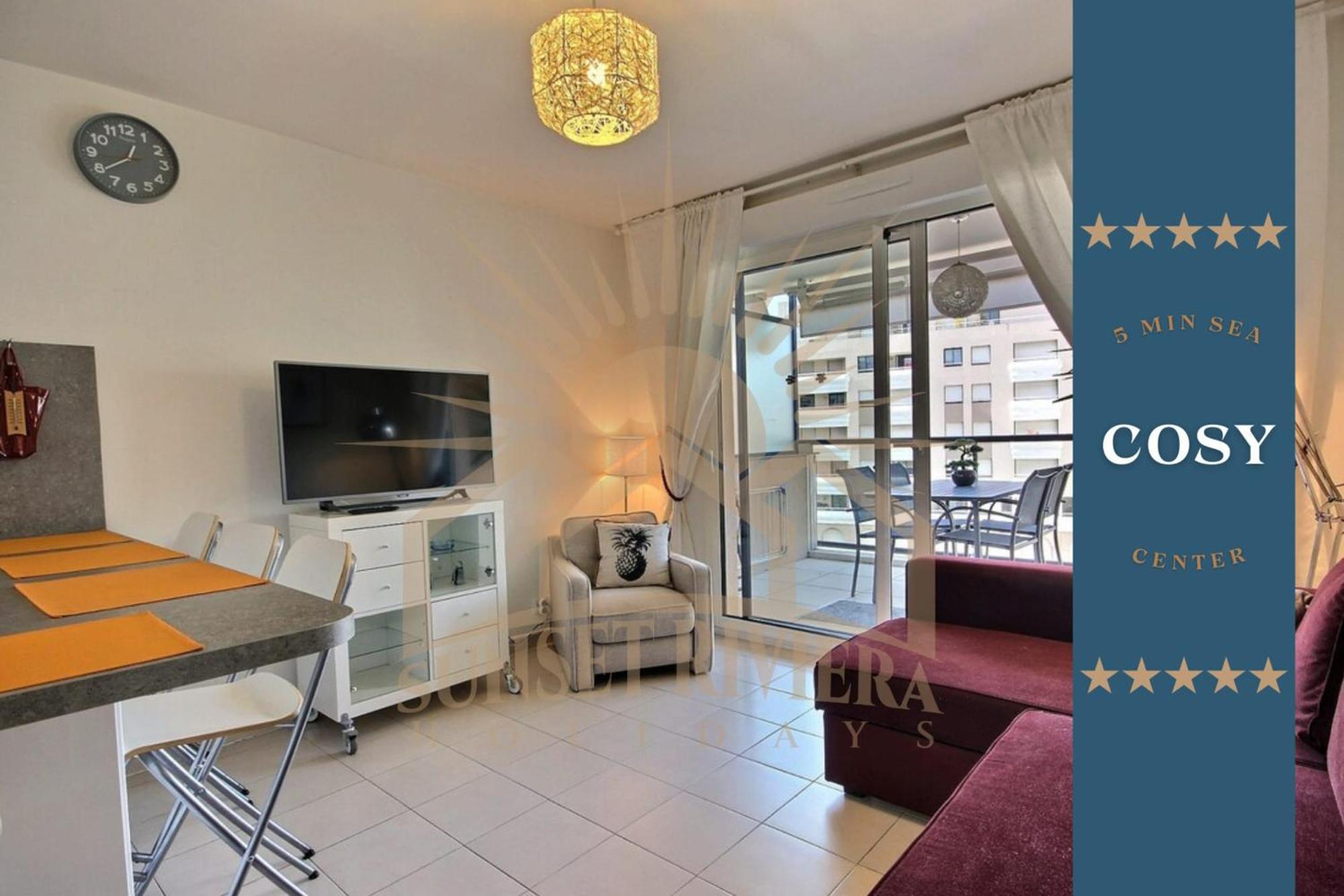 Apartamento L'eden Square For 4 By Sunset Antibes