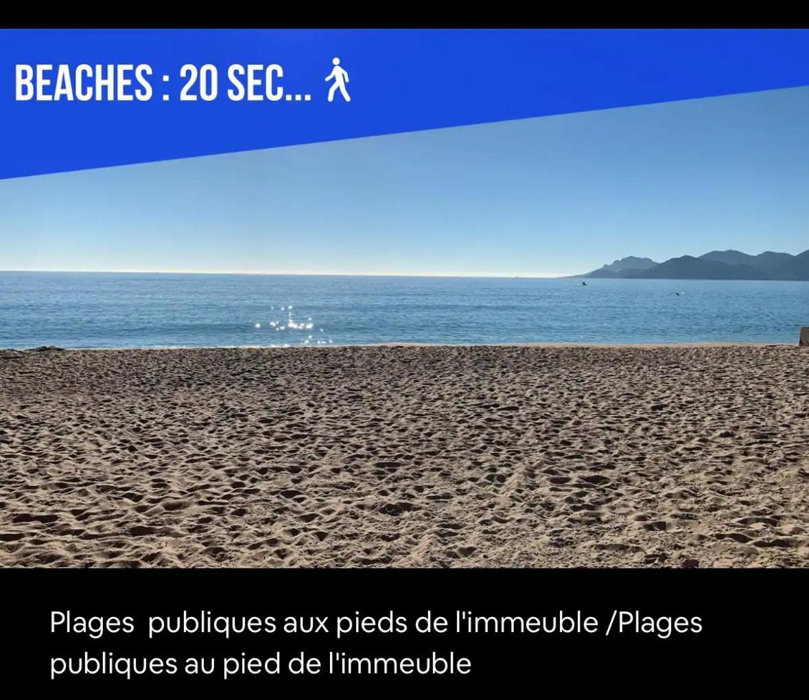 Apartment Impeccable 3 Pieces Avec Balcons, La A 50m Juan Les Pins Proche Cannes