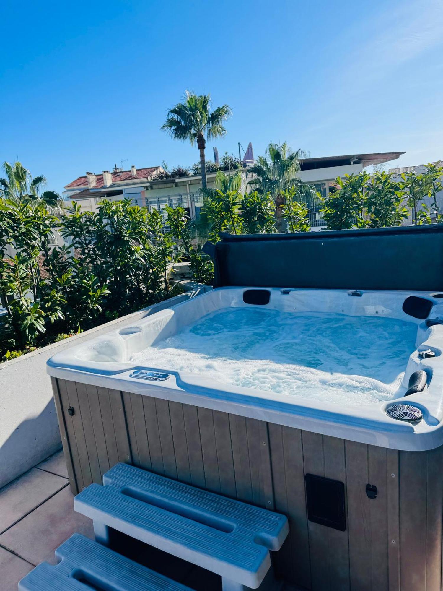 Penthouse - Jacuzzi - Terrace - Parking - 2 Pools Apartment Antibes