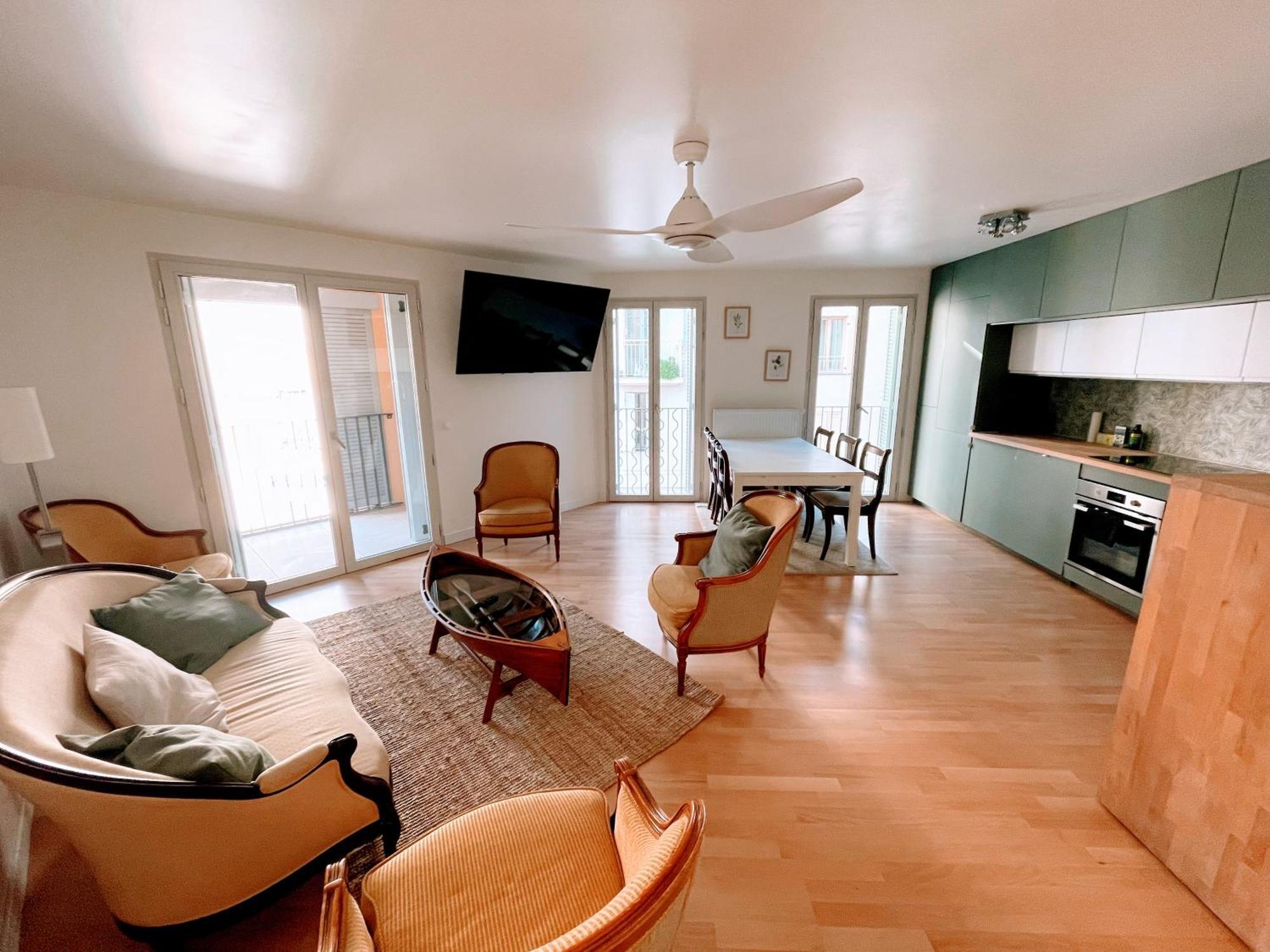 Appartement Vieil 82 M2 With Secured Private Parking 3 Antibes