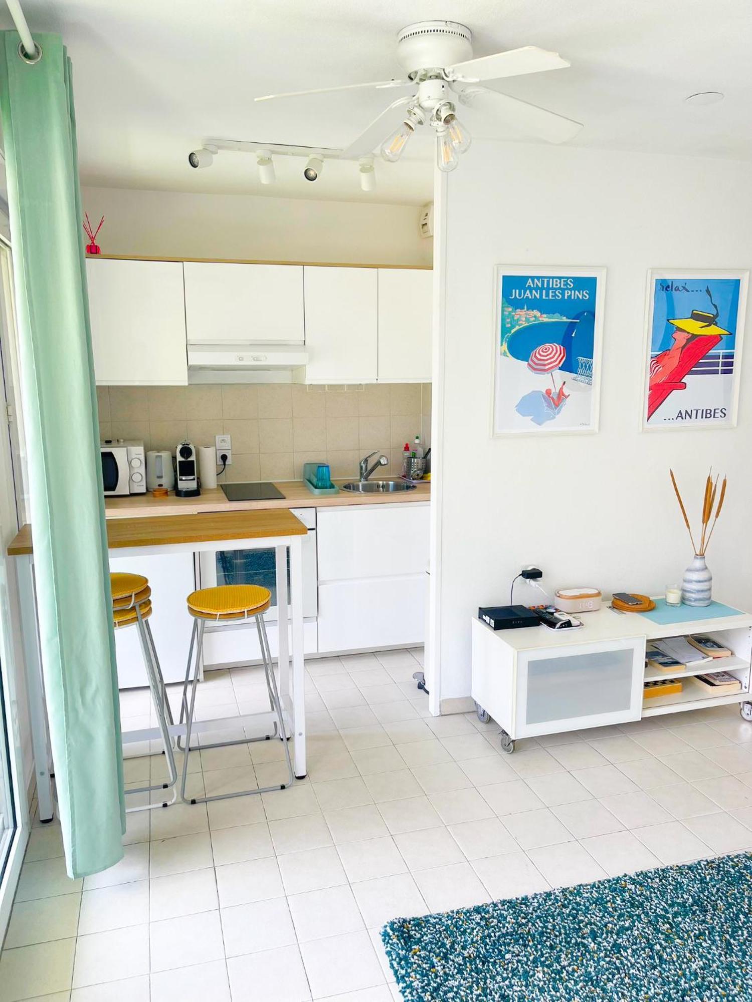 1 Bedroom Sea View, Swimming Pool, On Foot, Parking * Antibes
