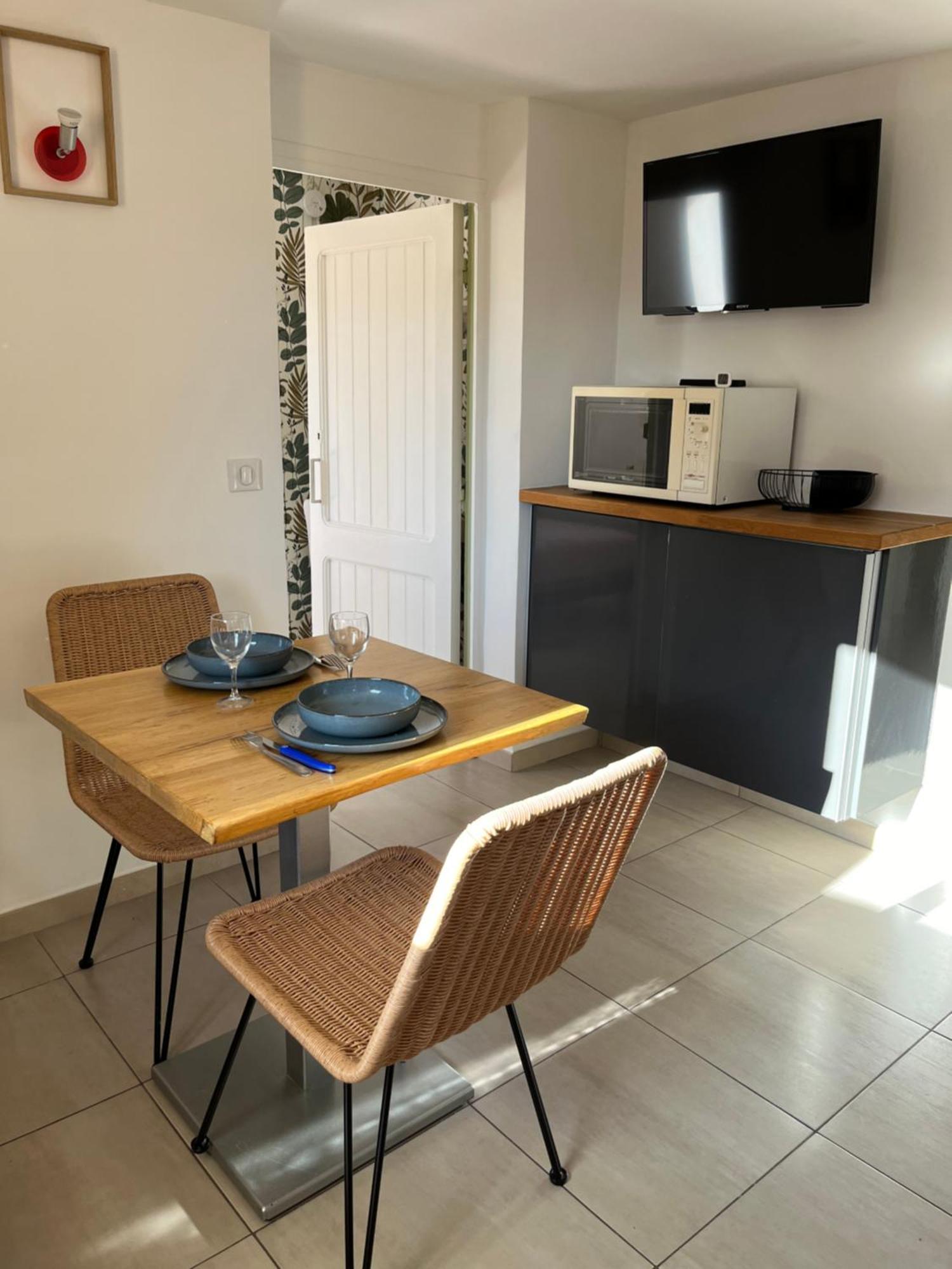 Apartment Deux Pieces Donnant Sur Un Jardin