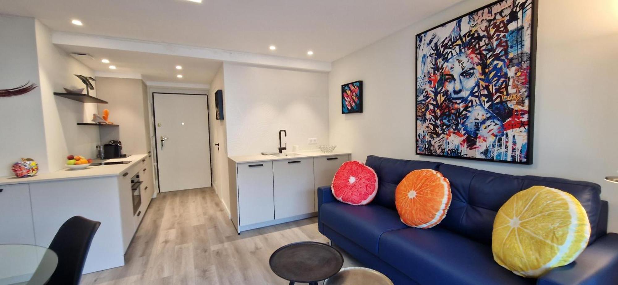 Juan 4 Prs, Clim, 300m Plage, Piscine, Parking Apartamento *