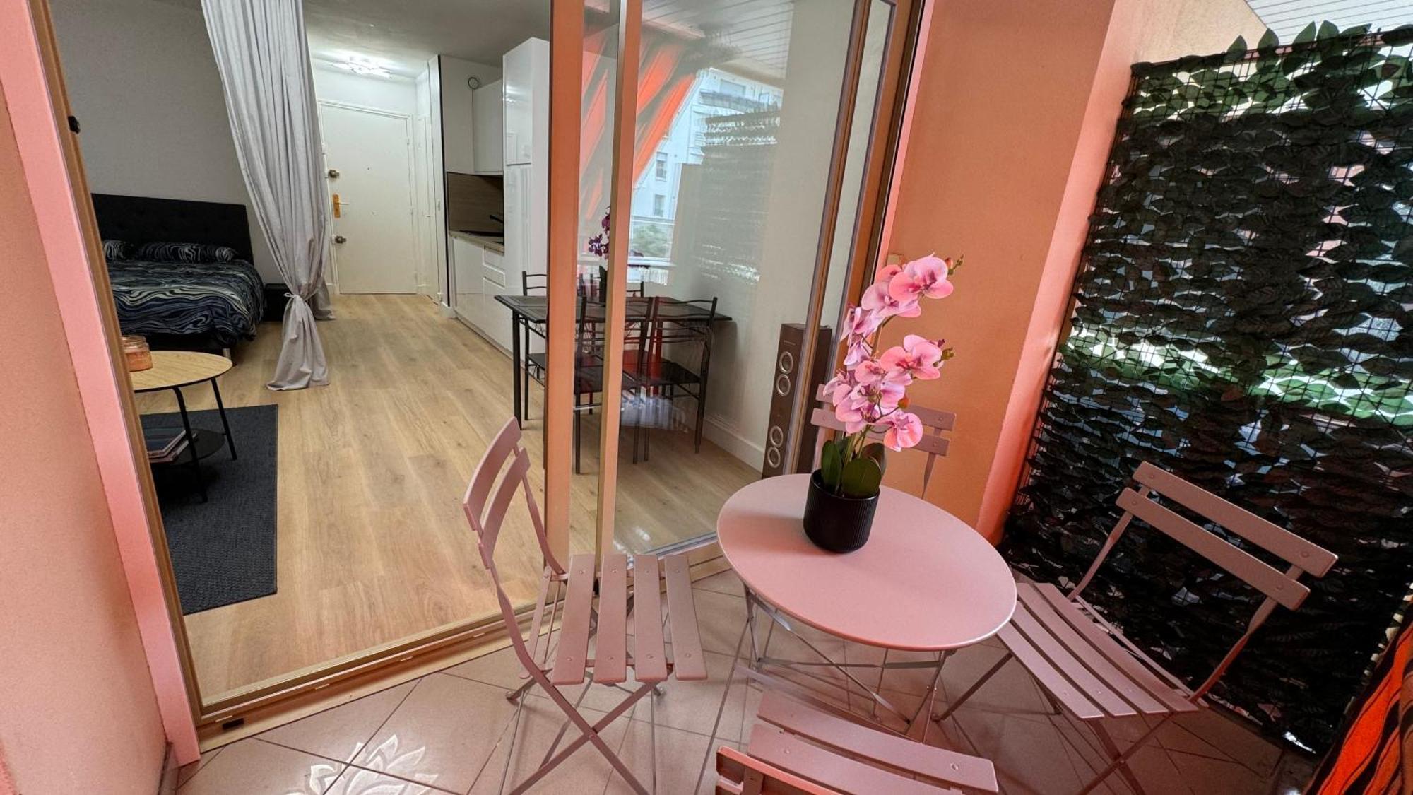 Juan-les-pins Clim-plage 200m -piscine Apartment Antibes