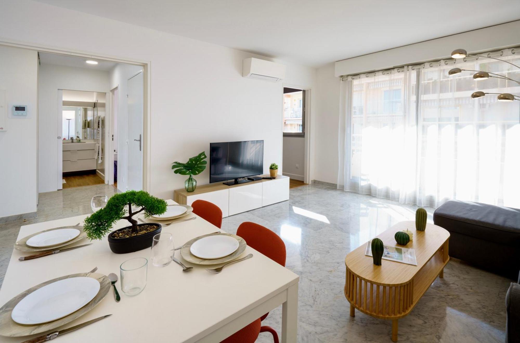100M Plage Stella Antibes Appartement