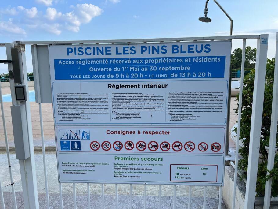 Apartment F2 Climatise, Piscine, Parking, A Pied Antibes