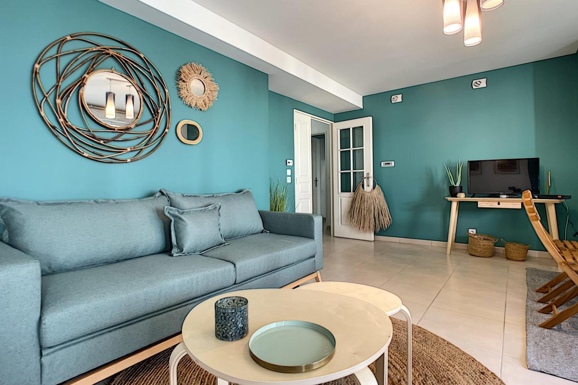 Centre Beau T3 6 P Terrasse Wifi Pkg Clim Antibes