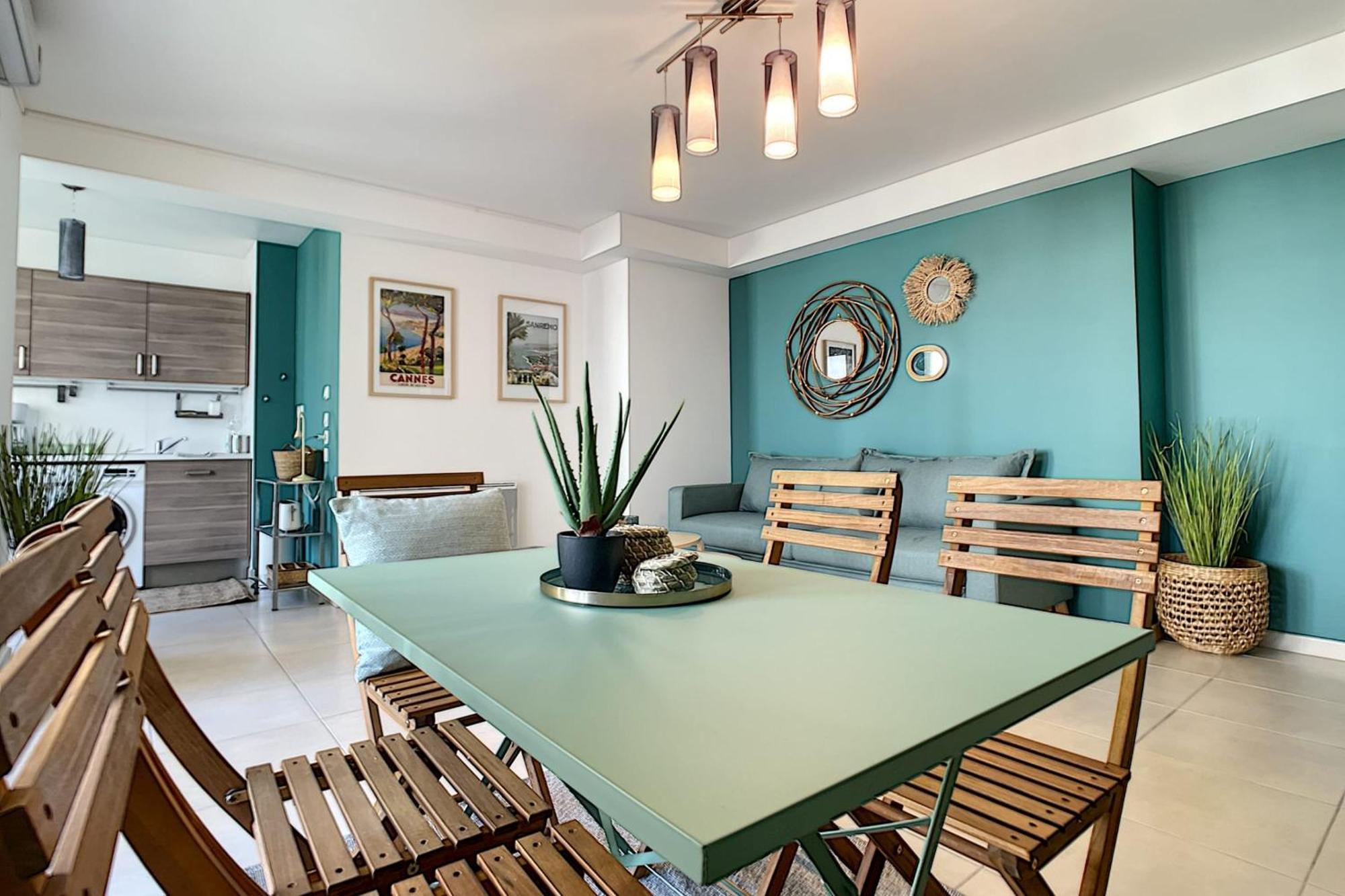 Apartment Centre Beau T3 6 P Terrasse Wifi Pkg Clim Antibes