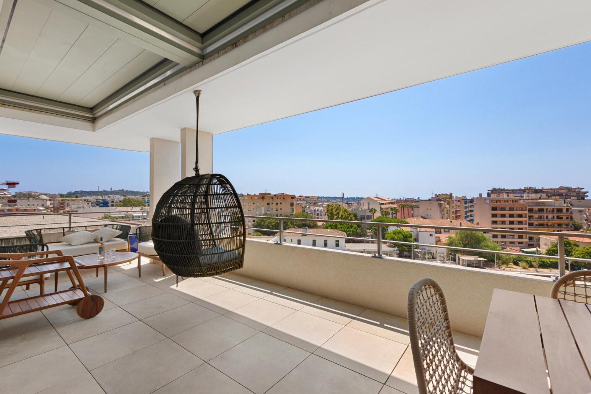 Duplex Elegante Vista Panoramica 360 Juan-les-pins * Antibes