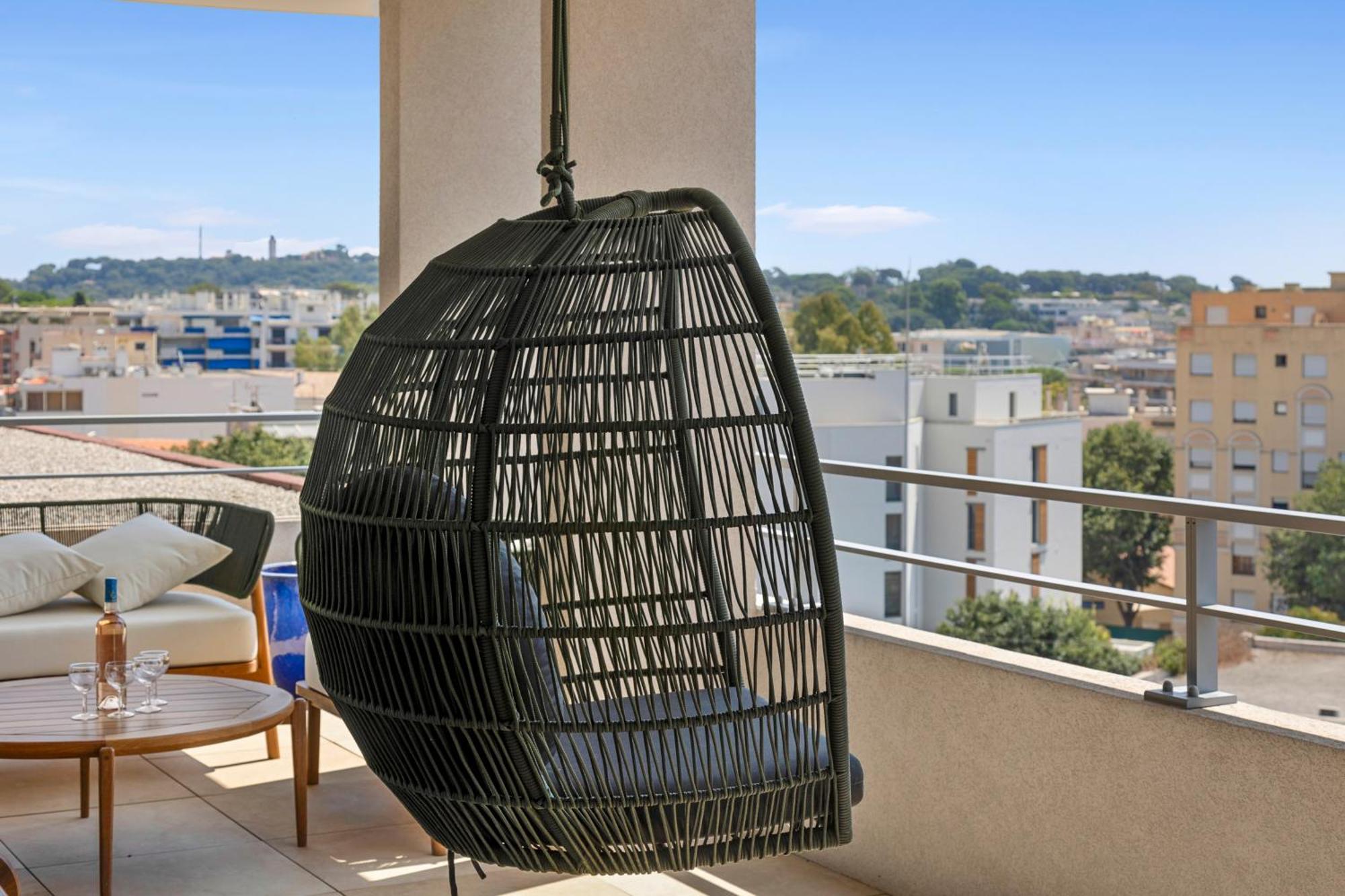 Duplex Elegante Vista Panoramica 360 Juan-les-pins Apartment *