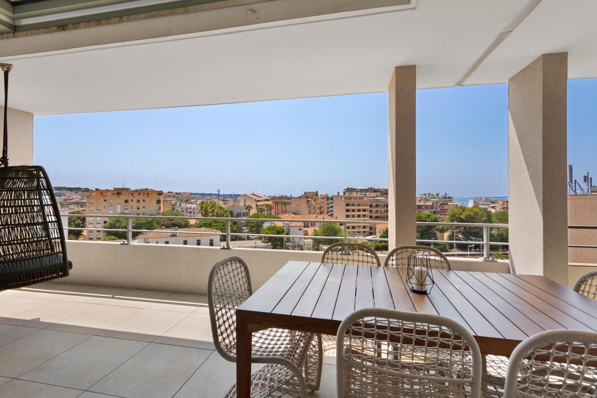 Duplex Elegante Vista Panoramica 360 Juan-les-pins Apartment Antibes