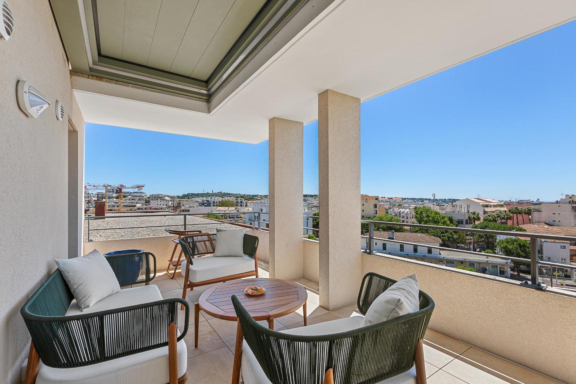 Apartment Duplex Elegante Vista Panoramica 360 Juan-les-pins *
