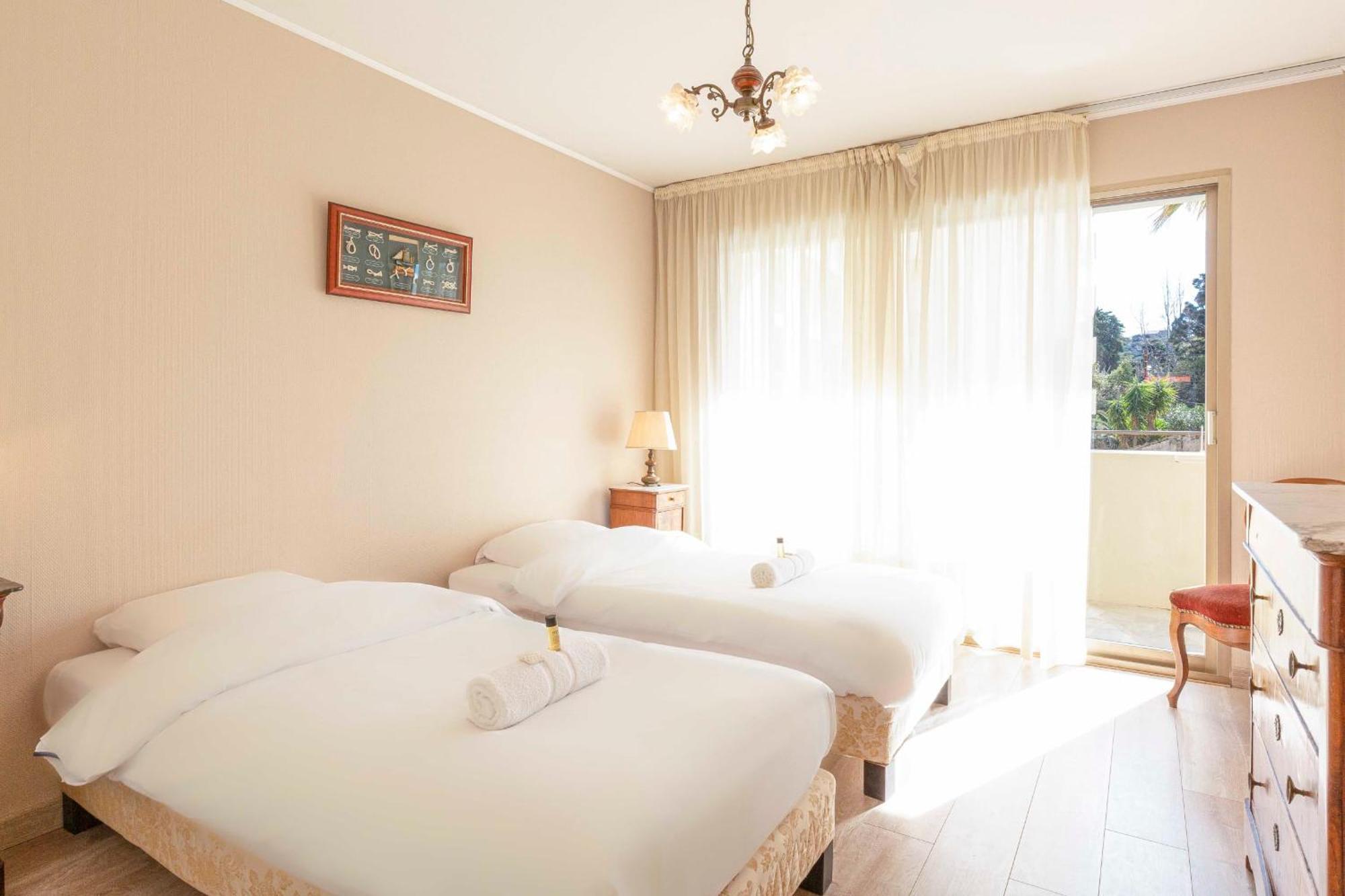Apartamento Cap D'antibes 2 Bdr With Parking Swimming Pool And Ac Antibes
