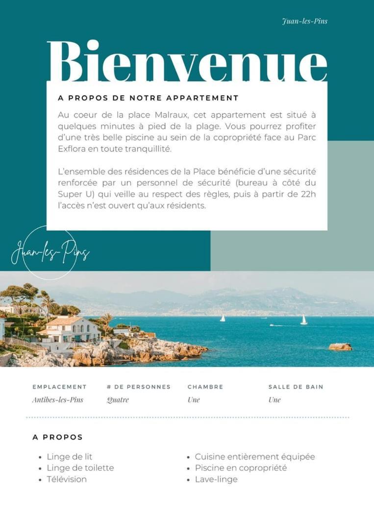 Apartment 2p 5 Min De La - Juan-les-pins *