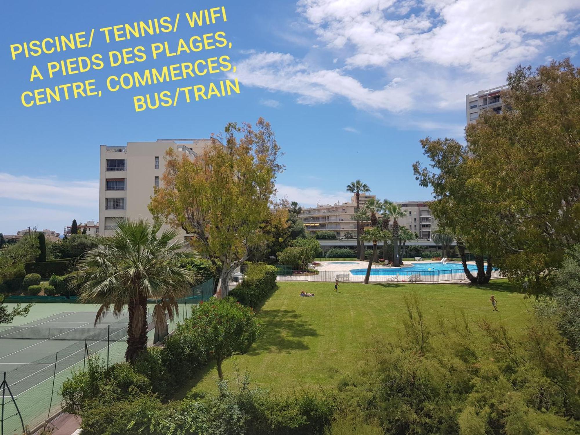 4p, Piscine, Tennis, Wifi, Proche Centre Et Plages * Antibes